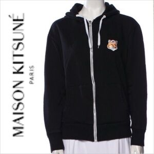 Maison Kitsune black hoodie XXS